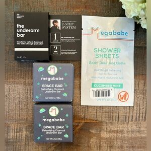 NEW The Takesumi Detox & Megababe SPACE BAR Underarm Bar Bundle + **BONUS**
